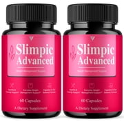 2 Pack Slimpic Advanced Capsules, Slimpic Premium Wellness Support Supplement 120 Capsules