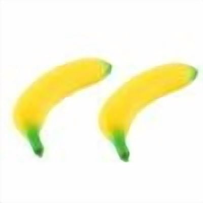 2-Pack Slow Rise Banana Squishy, Soft Pinch Release Fruit Fidget for Anxiety Relief and Desk Calming for All Ages
