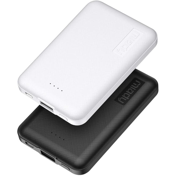 2-Pack Small Portable Charger 5000mAh Power Bank Travel Battery Pack