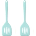 thumbnail image 1 of 2 Pack Small Silicone Turner High Heat Resistant Slotted Spatula for Fish, Eggs, Pancakes and More, 1 of 2