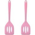 thumbnail image 1 of 2 Pack Small Silicone Turner High Heat Resistant Slotted Spatula for Fish, Eggs, Pancakes and More, 1 of 6
