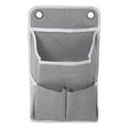 thumbnail image 1 of 2 Pack Small Wall Hanging Organizer Bag, Hanging Storage Basket with Pockets, Wall Organizer Waterproof Bin for Kitchen, Bathroom, Bedroom, Office, Courtyard, RV Camper, 1 of 9
