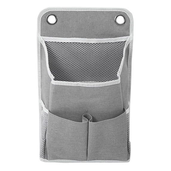 2 Pack Small Wall Hanging Organizer Bag, Hanging Storage Basket with Pockets, Wall Organizer Waterproof Bin for Kitchen, Bathroom, Bedroom, Office, Courtyard, RV Camper