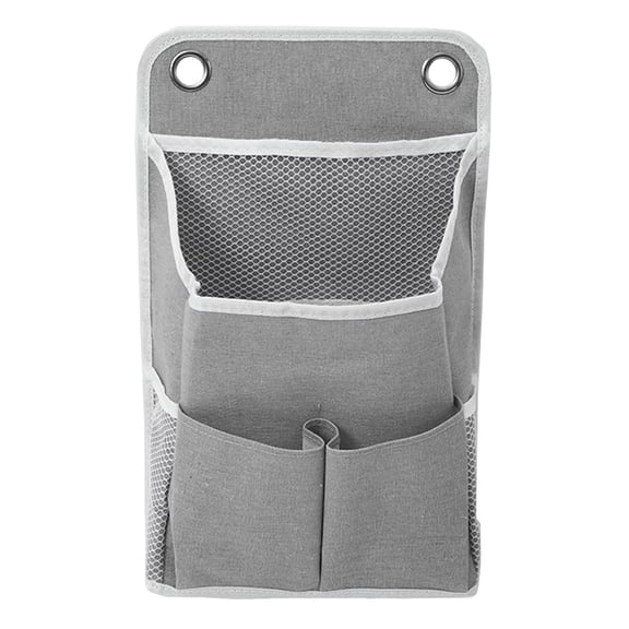 2 Pack Small Wall Hanging Organizer Bag, Hanging Storage Basket with Pockets, Wall Organizer Waterproof Bin for Kitchen, Bathroom, Bedroom, Office, Courtyard, RV Camper