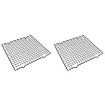 2-Pack Wire Baking Racks for Oven,Grid Racks for Baking and Cooling - Small Size,Black Color