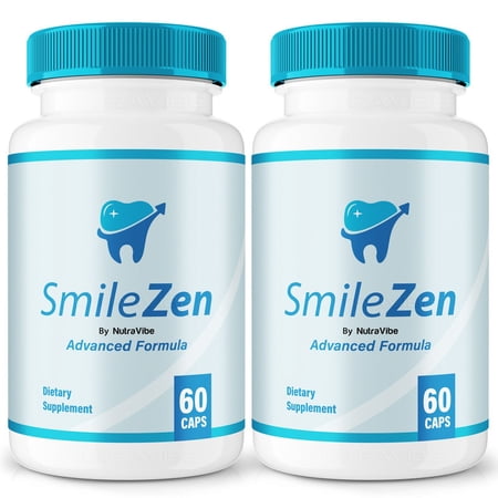 (2 Pack) SmileZen – Original Smile Zen Formula for Fresh Breath, Teeth and Gum Support, and Oral Wellness | Clean, Easy-to-Swallow Pills for Daily Mouth Care (120 Capsules)