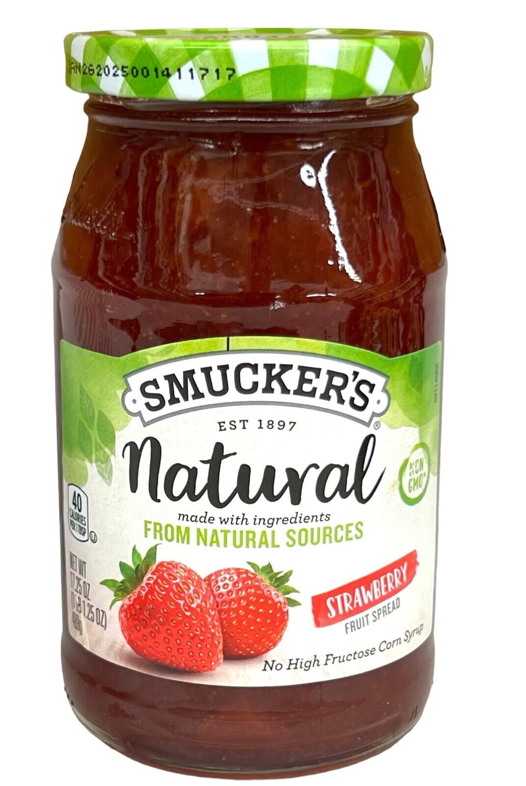 ( 2 Pack )Smucker's Natural Strawberry Fruit Spread, 17.25 Ounces