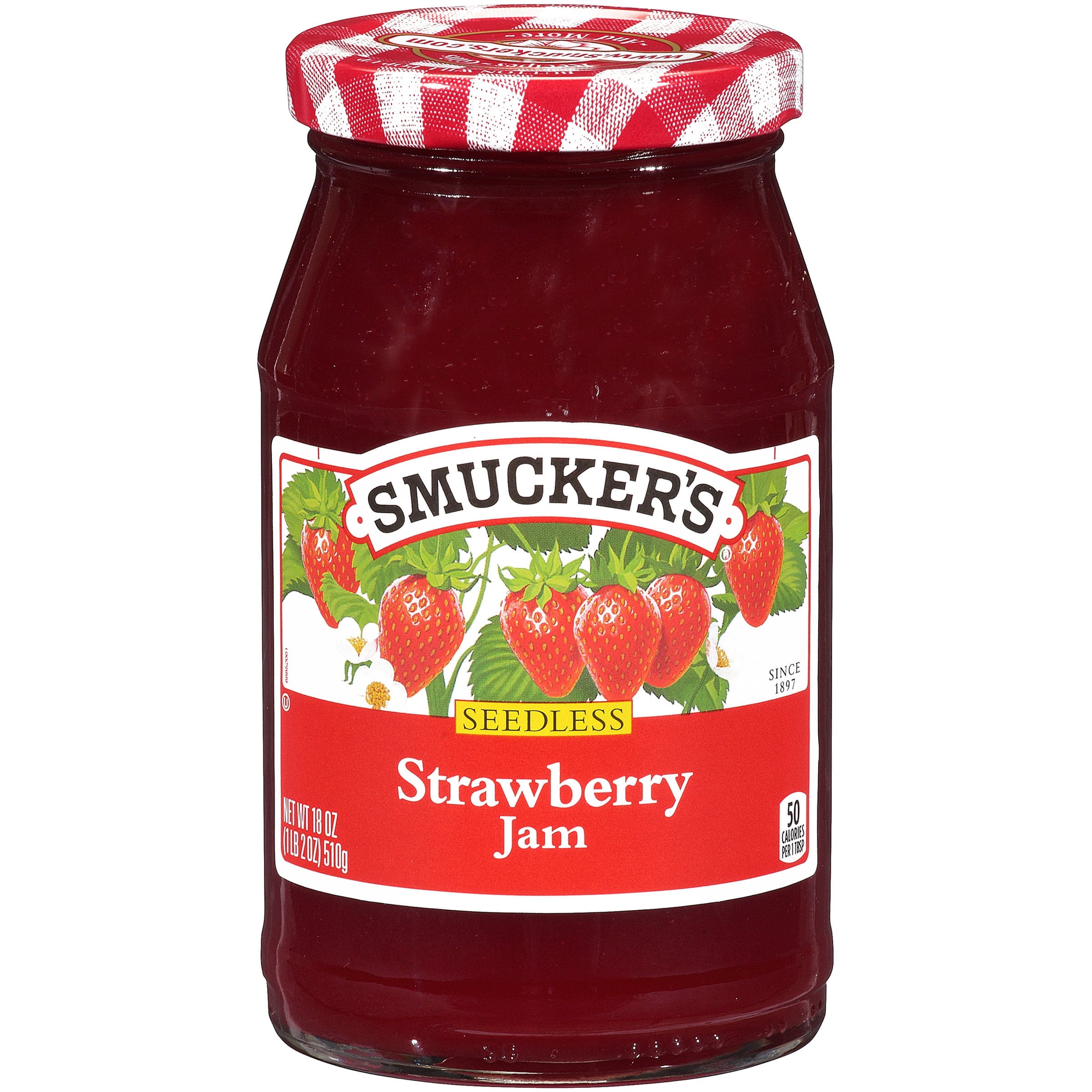 ( 2 Pack )Smucker's Seedless Strawberry Jam, 18 Ounces