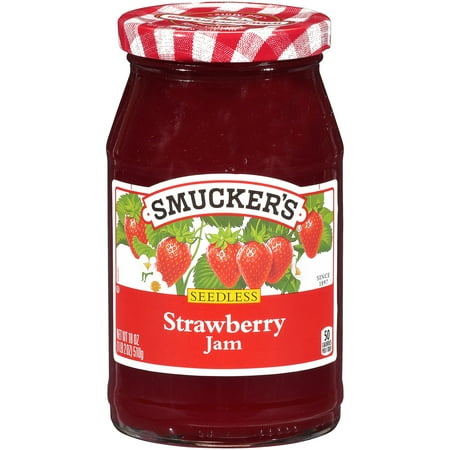 ( 2 Pack )Smucker's Seedless Strawberry Jam, 18 Ounces