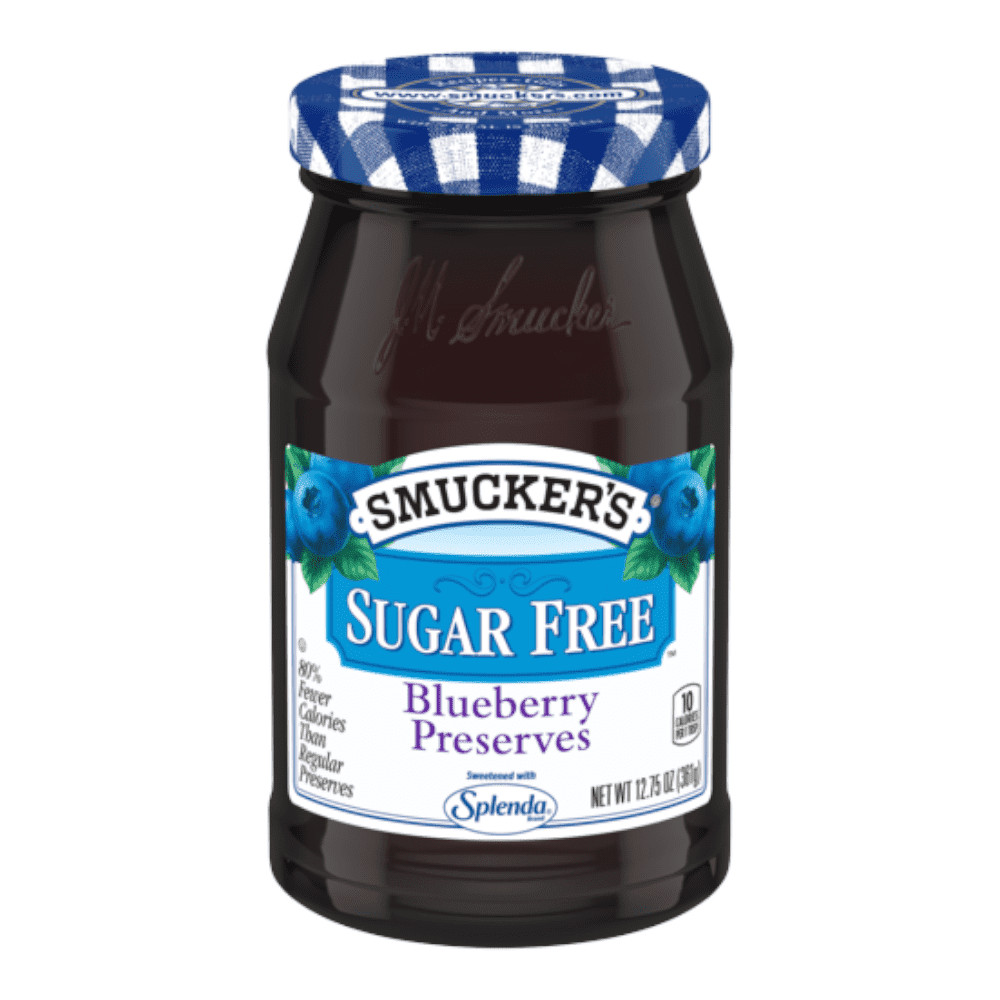( 2 Pack )Smucker's Sugar Free Blueberry Preserves With Splenda Brand Sweetener, 12.75 Ounces