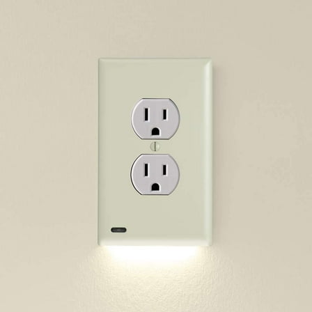As Seen on TV! Night Angel Duplex Outlet Cover with Built-in LED ...