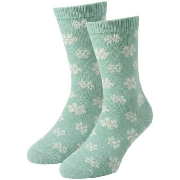2 Pack Snow Design Women's Heated Sox Socks Thick Thermal Socks Keeps Feet Warmer Longer 2.3 TOG Heat Rating Size: 9-11..