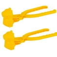 thumbnail image 1 of 2 Pack Snowball Maker Snow Ball Toys Games with Handle for Outdoor Indoor Winter Snowball Tool Clip for Snow Ball Shapes Maker Fights Duck for Outdoor Snow Sand Molds, 1 of 9