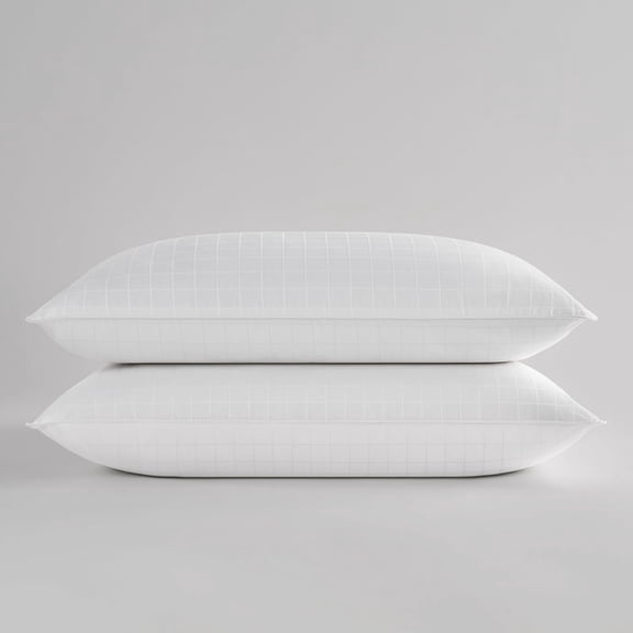 : 2 Pack Sobella | King Size | Bed Pillow for Side Sleepers | 300 Thread Count 100% Cotton Cover | Gel Fiber Fill | Hotel and Resort Quality | Machine Washable | 20x36
