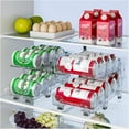 thumbnail image 1 of 2 Pack Soda Can Organizer,Soda Can Dispenser for Refrigerator,Adjustable Width Can Organizer for Refrigerator,Pantry,Cabinet,Countertop, 1 of 6