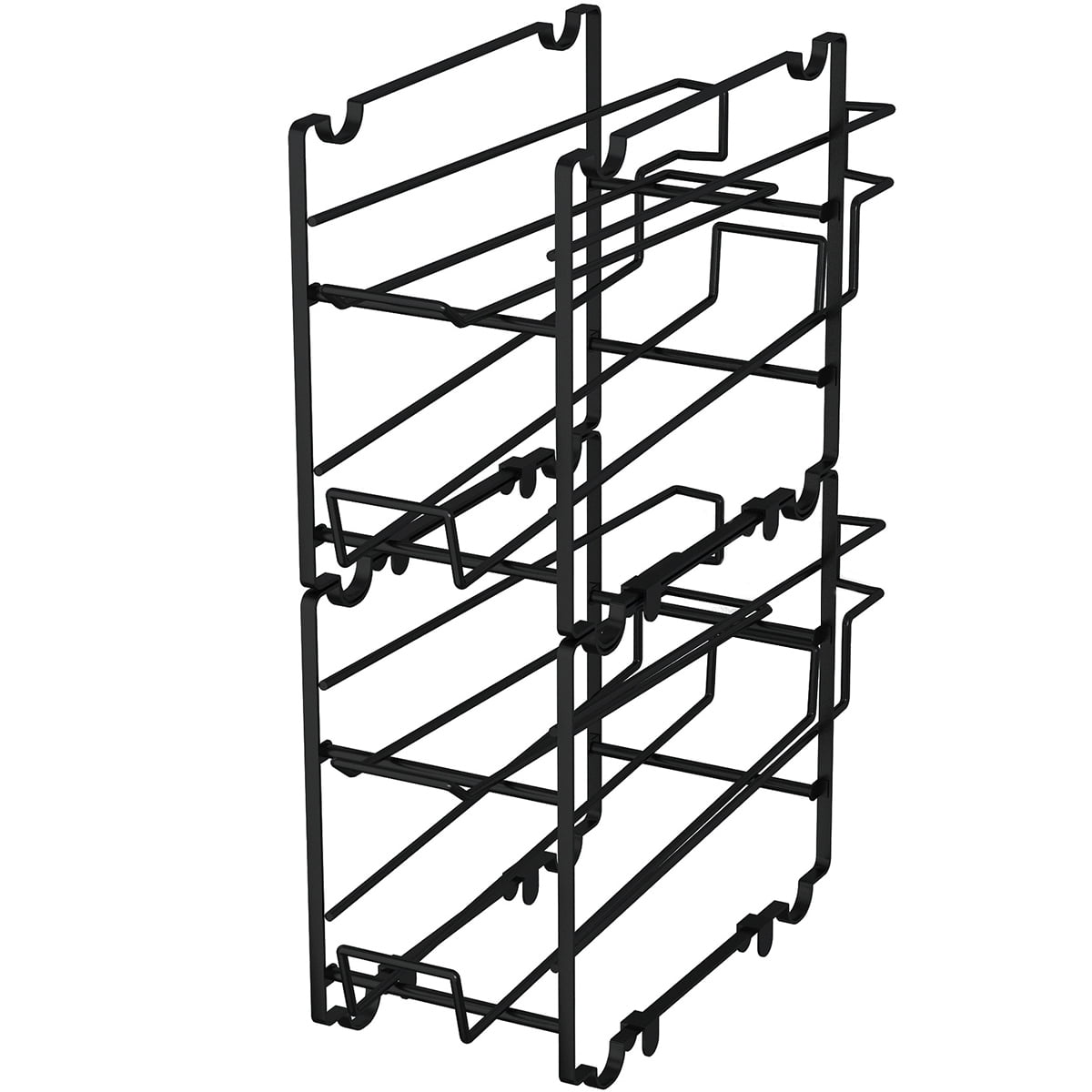 2 Pack Soda Can Storage Rack Stackable Beverage Can Organizer Nonslip