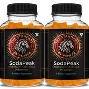 2 Pack Soda Peak Male Gummies, Soda Peak Support Performance 60 Gummies