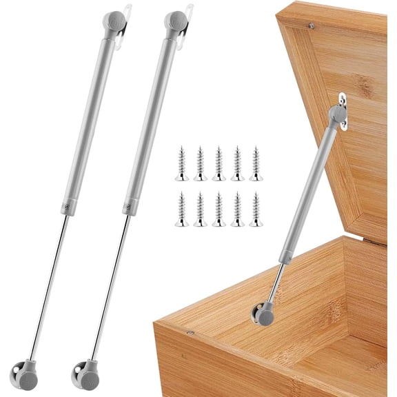 2 Pack Soft Close Toy Box Hinges for Heavy Curved, Round, Arched and Flat Lids, lid Support Hinges Heavy Duty, Upper Cabinets & RV Cabinets, for Lift up Flip Doors
