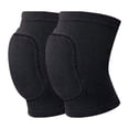 thumbnail image 1 of 2 Pack Soft Foam Padded Knee Pads Breathable Polyester Shock Absorbing Sports Knee Protector For Running Climbing, 1 of 3
