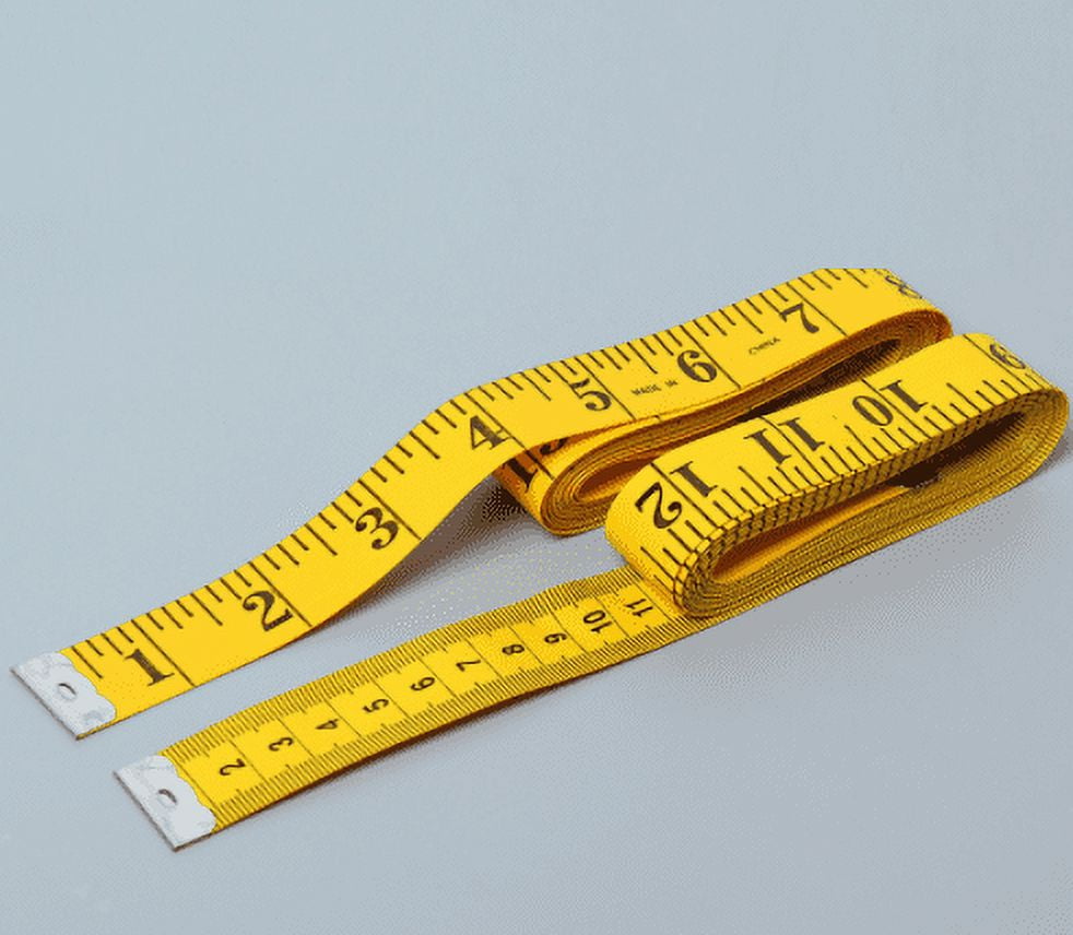 120300cm Sewing Tape Measure, Measuring Tape, Tape Measure,flexible Tape  Measure,soft Measuring Tape,yellow/white Tailor Cloth Ruler Tape -   Canada