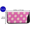 thumbnail image 1 of 2 Pack Soft Slip In Eyeglass Case And Holder For Women, Fun Polka Dot Design, Orange/Pink, 1 of 9