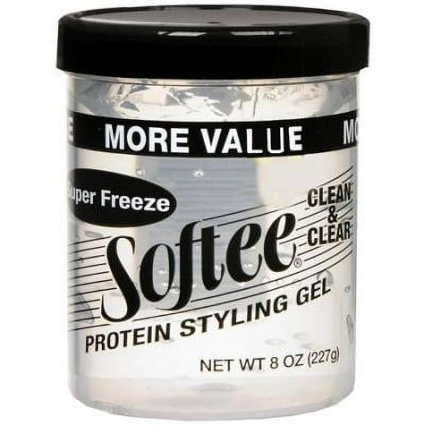 2 Pack Softee Super Freeze Protein Styling Gel 8 oz