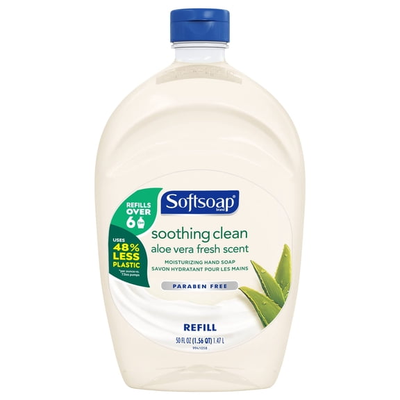 Softsoap Moisturizing Liquid Hand Soap Refill, Soothing Clean Aloe Vera - (Pack of 2)