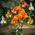 thumbnail image 1 of 2 Pack Solar Garden Lights, Latest Swaying Flower And Butterfly Lights, Swaying With The Wind, Solar Outdoor Lights, Courtyard Channel Decoration, 1 of 8