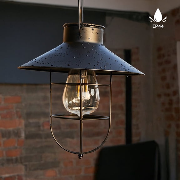 DJGIFI Solar Lanterns Outdoor Waterproof Hanging Lights for Yards Patios Backyards (2 Pack)