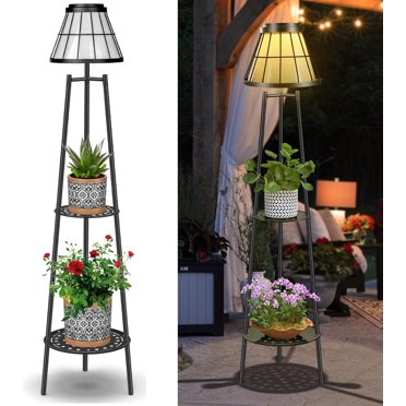 T-SUN 2-Pack Solar 54-LED Spotlight – Warm Light Pathway Lights For Garden, Yard, Driveway
