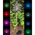 thumbnail image 1 of 2 Pack Solar Powered Flat Snowflake Yard Stake Lawn Bright Light LED, 1 of 2
