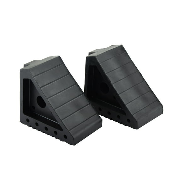 2 Pack Solid Rubber Wheel Chocks