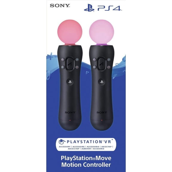 Sony Playstation 4 Move Controllers Twin Pack PS4