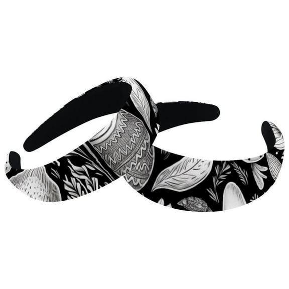 2 Pack Spa Headband for Washing Face Makeup Headband Bubble Soft Hairband for Women Girl Puffy Padded Head-wear Thick Hair Accessory, Easter