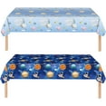 thumbnail image 1 of 2 Pack Space Tablecloth Plastic 54 X 108inch, First Trip Around The Sun Decorations Table Cloth Disposable Outer Space Table Covers for Kids Birthday Baby Shower Party Supplies, 1 of 4