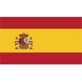 thumbnail image 1 of 2-Pack Spain Flag Decal Sticker | 5-Inches By 3-Inches | Laminated Vinyl Decal | PDS538, 1 of 1