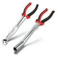 thumbnail image 1 of 2 Pack Spark Plug Wire Removal Tool Kit Spark Plug Boot Removal Tool and Pliers Pulling Tool,Wire Puller Removal Tool B,1set * spark plug wire removal tool, 1 of 5