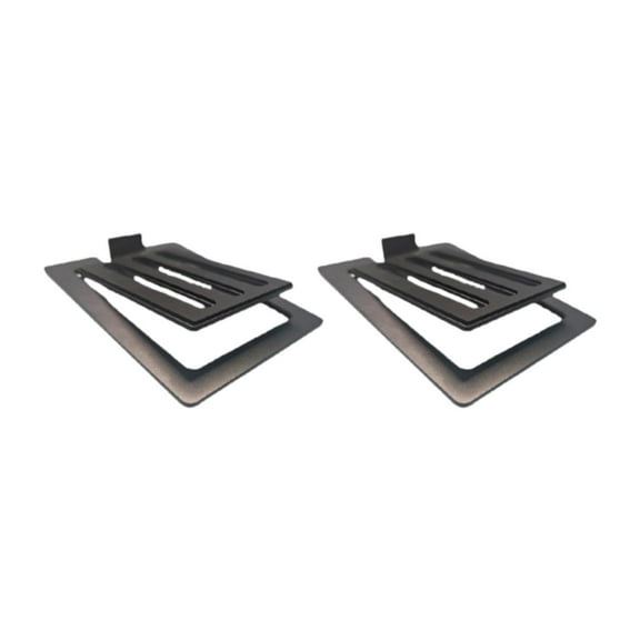 2 Pack Speaker Stands Desktop Speaker Riser Tabletop Shelf Tilted Vibration Damping for Small Gaming Studio Speakers