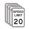 thumbnail image 1 of 2-Pack Speed Limit 10 MPH Sign Slow Down Traffic Sign 12"x16" Rust Free 40Mil UV Printed Outdoor Metal Reflective Easy to Mount No Fading Outdoor Use for Neighbour Driveway Yard or School, 1 of 5