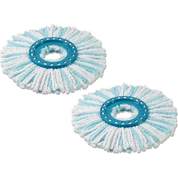 2 Pack Spin Mop Replacement Head for Leifheit Floor Mop,Machine Washable & Reusable for Leifheit Mop Head Replacement Refill for Leifheit Twist Mop Mop Head