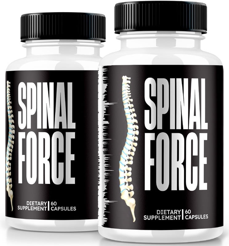 (2 Pack) Spinal Force Capsules, SpinalForce Back & Joint Supplement, All-Natural Formula To Suppport Flexibility and Overall Healthy Joints, Official Spinal Force Reviews (120 Capsules)