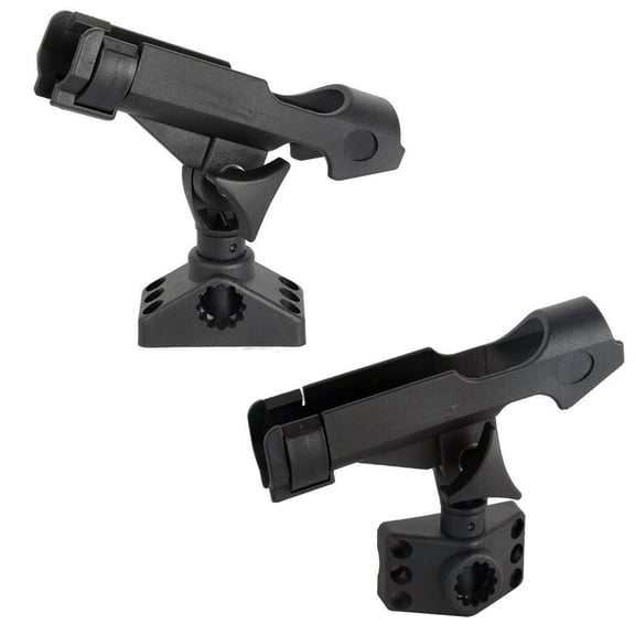 Fishing Rod Holders for Boat Adjustable Kayak Rod Holder Side Deck Mount Rod Holder Boat Fishing Pole Holders 2 Pack