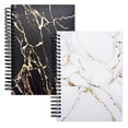 thumbnail image 1 of 2 Pack Spiral Notebook, Marble Design Journal Notebooks College Ruled with Thick Paper, (6X8.2in), 1 of 7