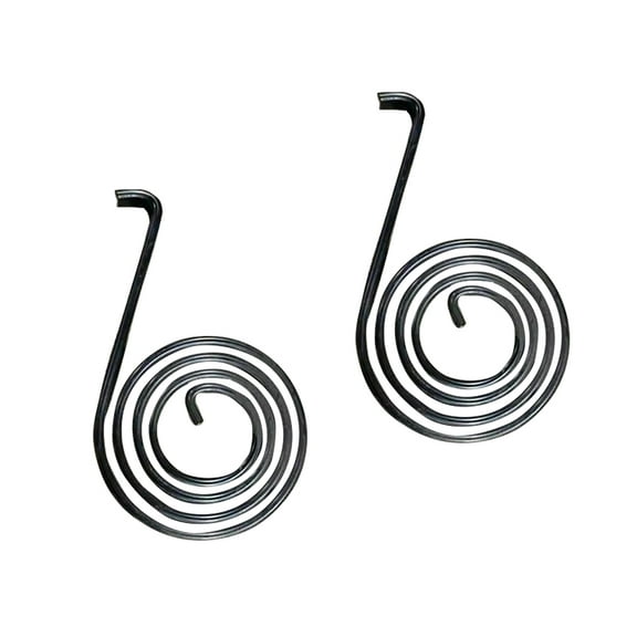 2 Pack Spiral Torsion Spring for Dump Truck Tarp Systems - Universal Design, Black Acrylic Electrophoretic Coating