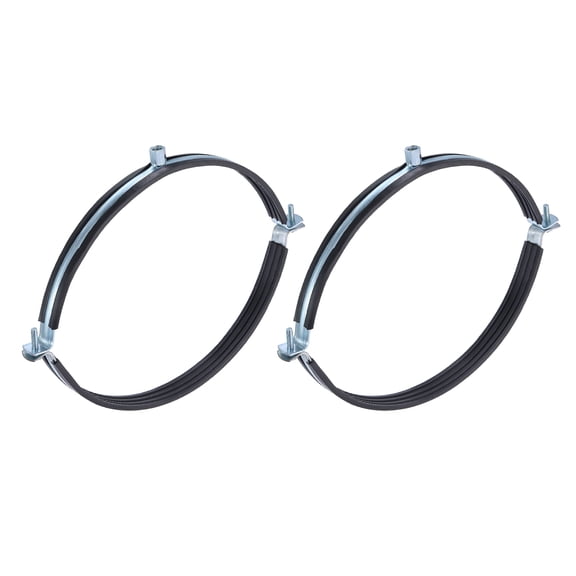 2 Pack Split Ring Pipe Hanger, 315mm/12.41inch Adjustable Pipe Bracket Clamp