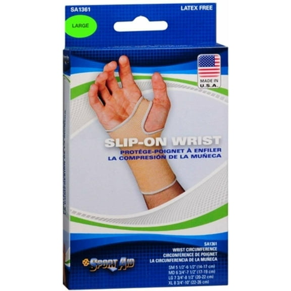 2 Pack - Sport Aid Slip-On Wrist Support LG 1 Each