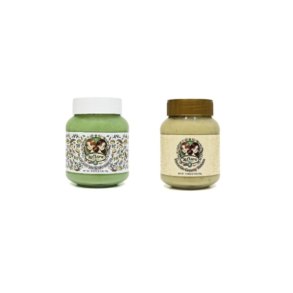 2 Pack Spread - 1 Creamy Pistachio & 1 Halawa - 330G/11.64oz Each Jar