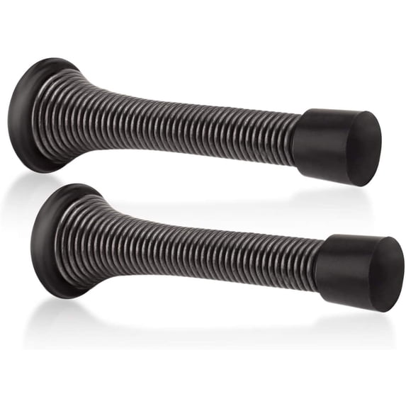2 Pack Spring Door Stopper Oil Rubbed Bronze - 3-1/4