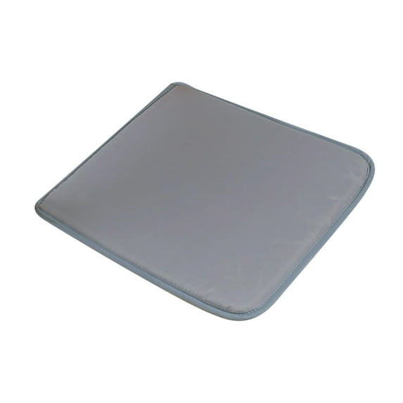 2-Pack Square Chair Cushions 16x16 Inch Solid Color Polyester Seat Pads for Dining Room & Campus, Non-Slip Office Set