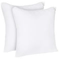 thumbnail image 1 of 2-Pack Square Pillow Inserts - Hypoallergenic Polyester Fill, Non-Woven Cover, Throw Pillow Cores, 1 of 11